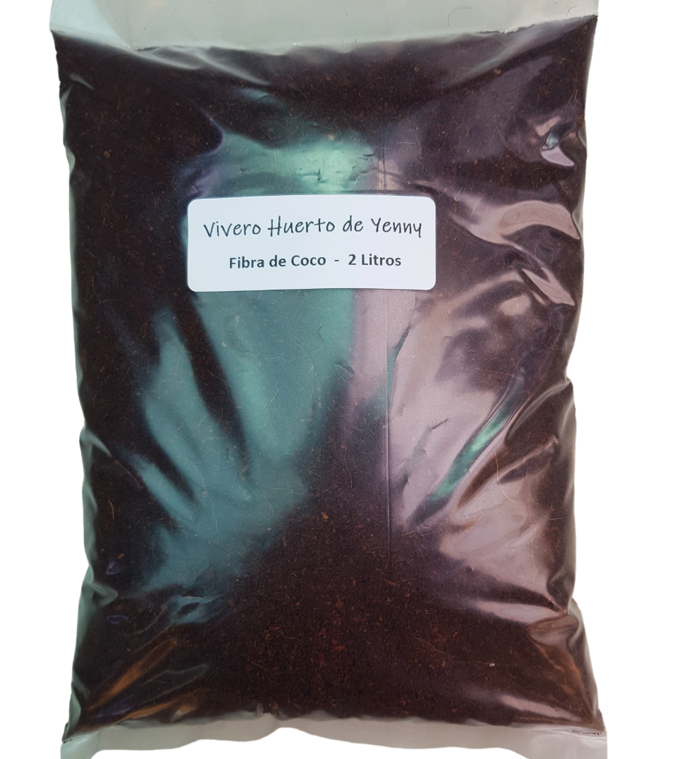 FIBRA COCO + PERLITA + TURBA + VERMICULITA 2 LITROS C/U SUSTRATOS BOLSAS DIFERENTE MATERIAL PACK X4 - 5