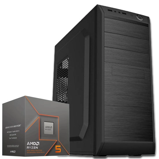 PC ARMADO COMPU ELITE AMD RYZEN 5 8600G 6-CORE RADEON + 16GB DDR5 + WIFI - 1