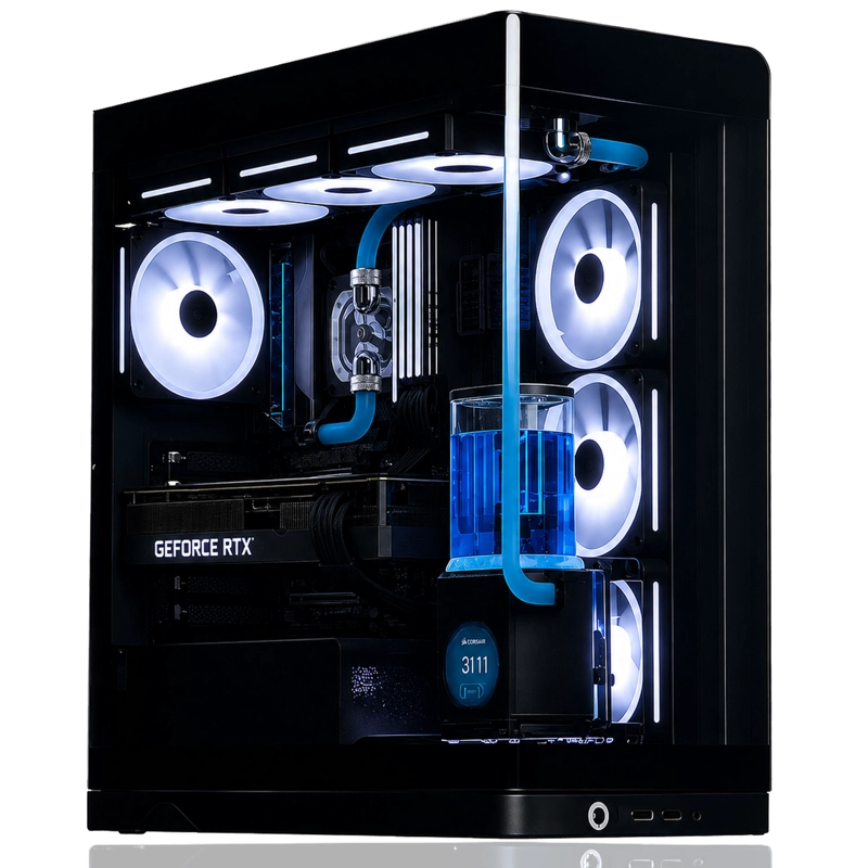 PC INTEL I9 14900KF + CUSTOM COOLING + 64GB DDR5 + RTX 5080 - 1