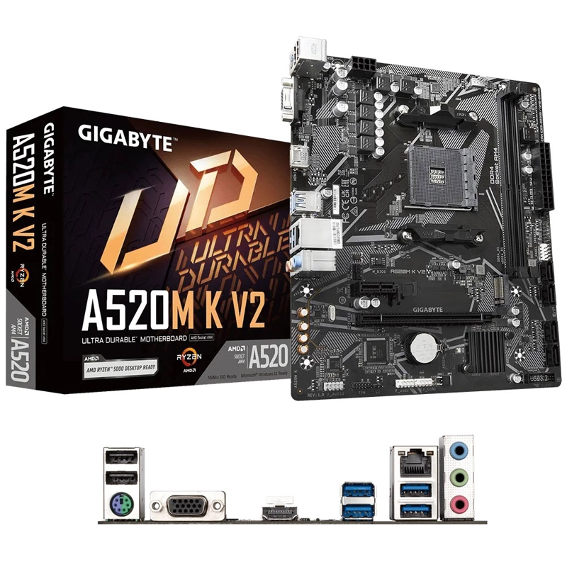 PC SLIM ARMADO AMD RYZEN 5 5600G 6-CORE RADEON + RAM 16GB - 4