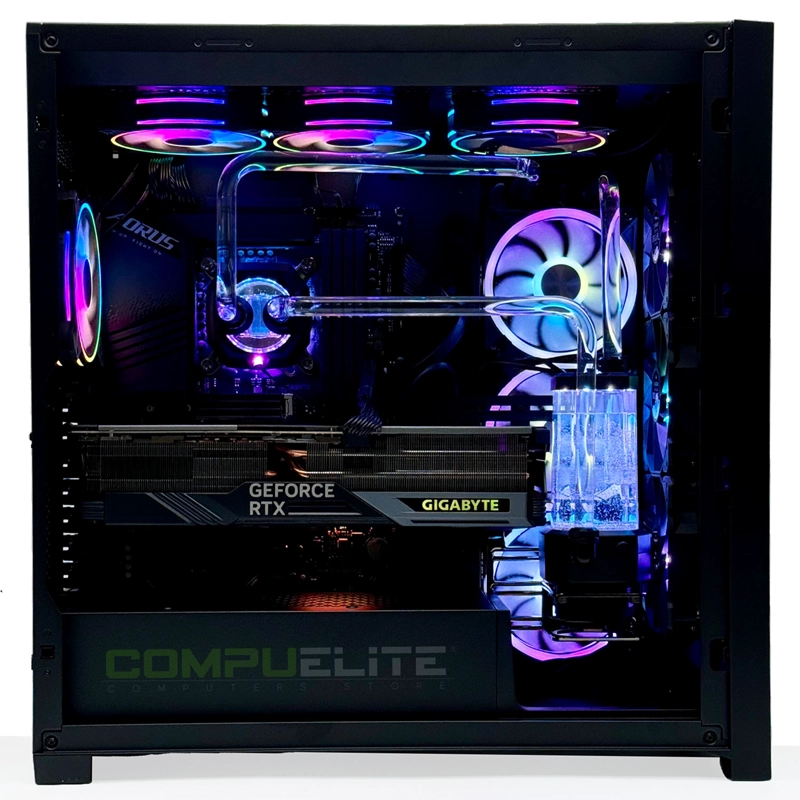 PC ELITE INTEL CORE ULTRA 9 285K 24-CORE + CUSTOM COOLING + 64GB DDR5 + RTX 5080 16G - 1