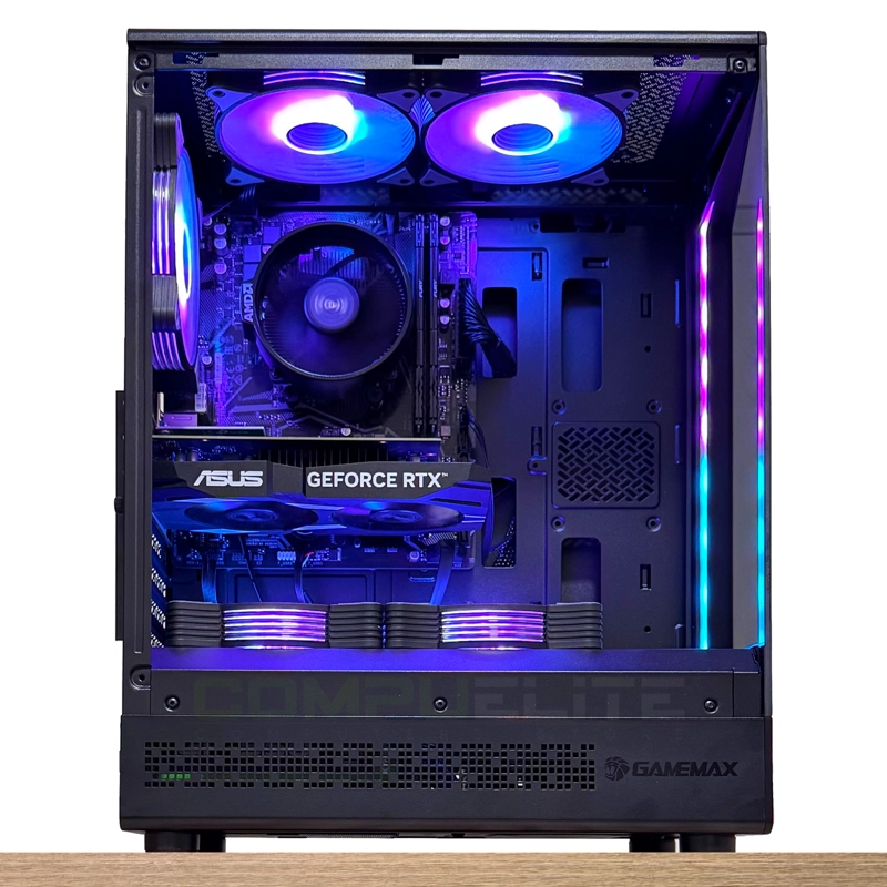PC GAMER AMD RYZEN 5 7600 6-CORE + 16GB + RTX 5060 8GB - 3