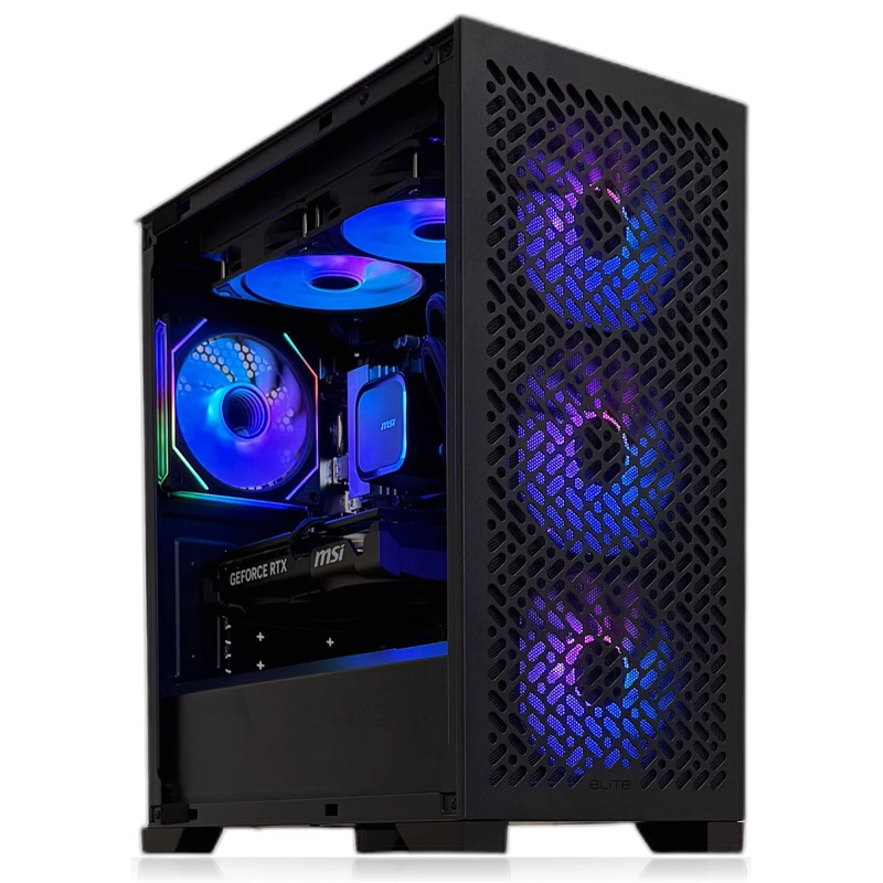PC GAMER AMD RYZEN 5 7600 6-CORE + 32GB + RX 9060 XT 16GB - 1