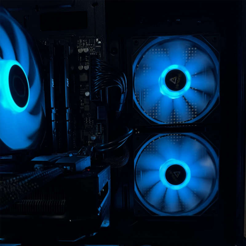 PC GAMER AMD RYZEN 5 9600X 6-CORE + 32GB DDR5 + RX 9060 XT 16GB - 5