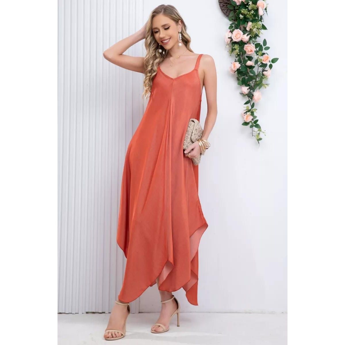 MAXI VESTIDO MUJER LIKESHOP LARGO ASIMÉTRICO VERANO PREMIUM 319 - 2
