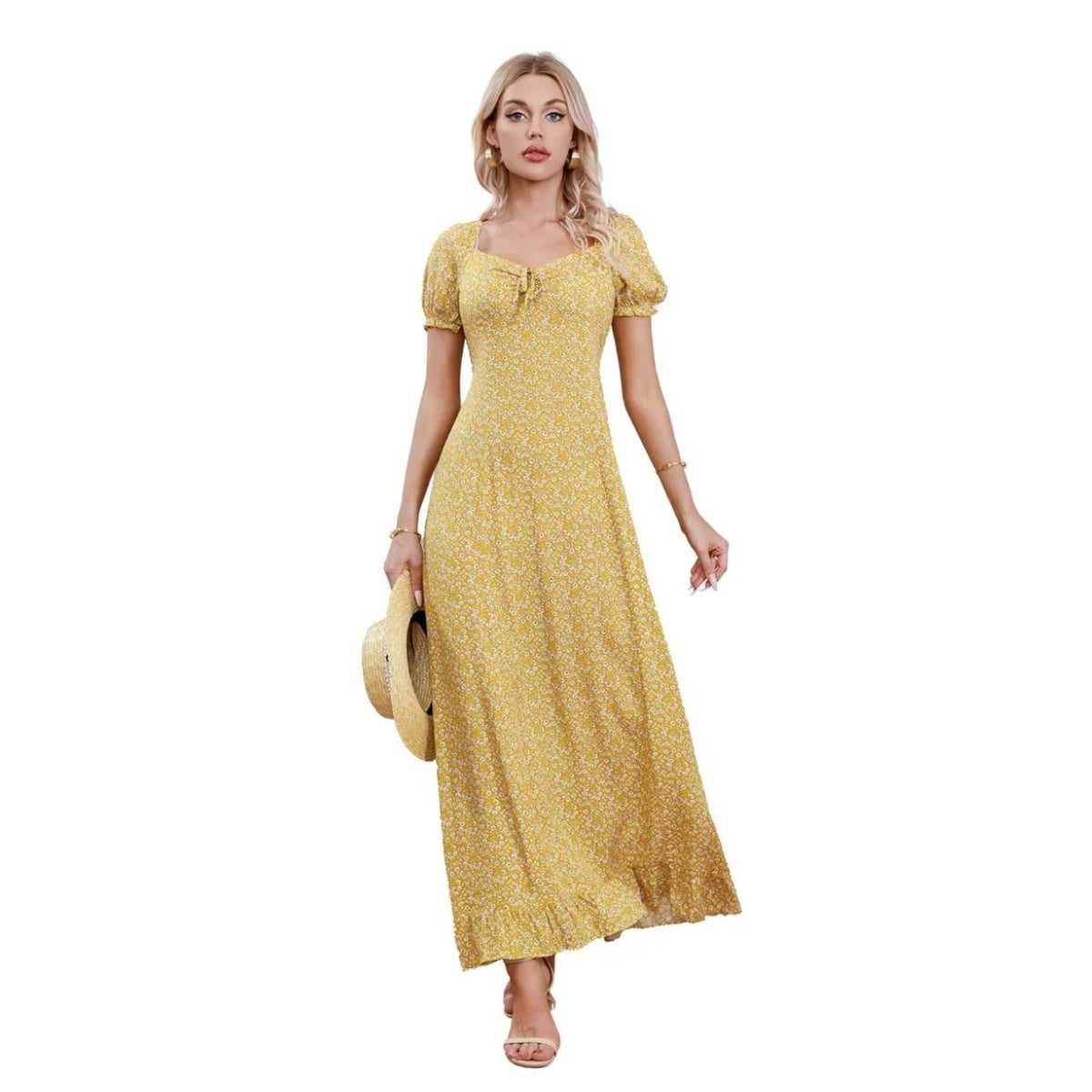VESTIDO MUJER LIKESHOP VERANO LARGO FLORAL MAXI 238 - 1