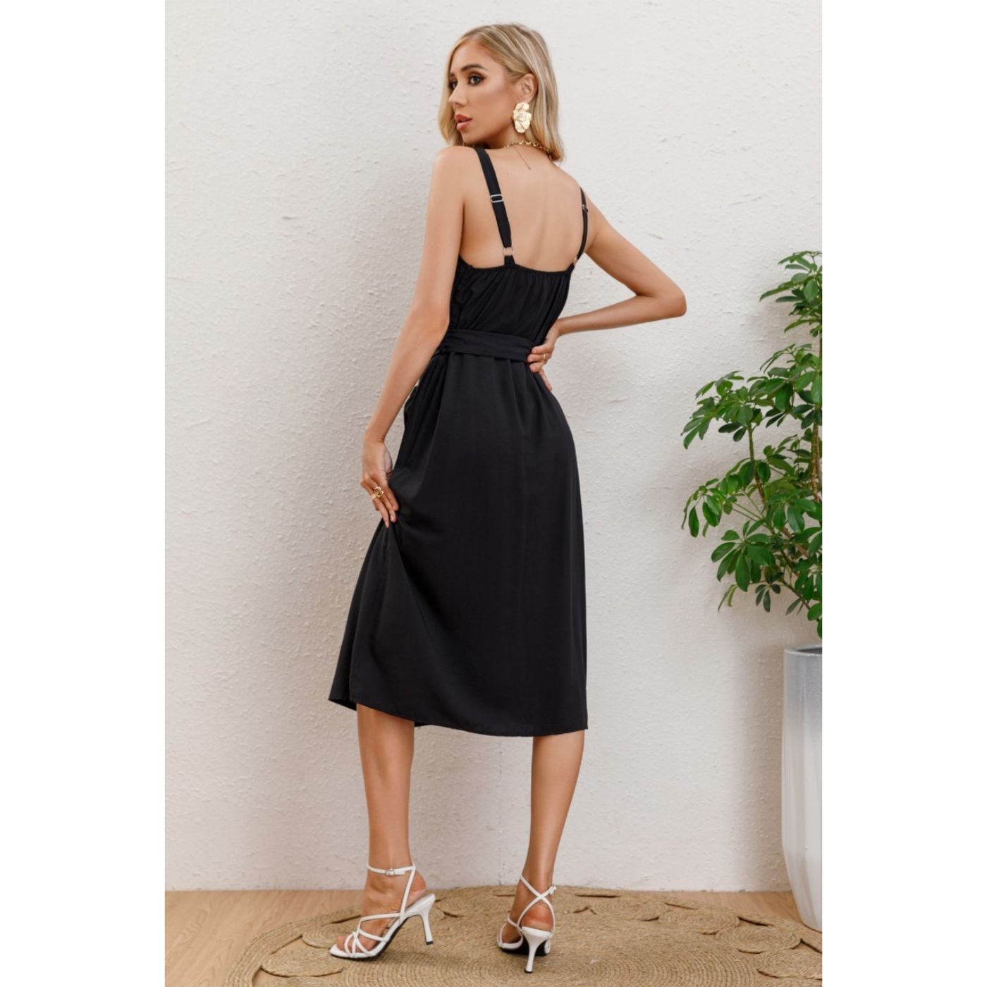 Vestido Largo Primavera Mujer Semi Formal, Casual Botones Premium 337 - 3