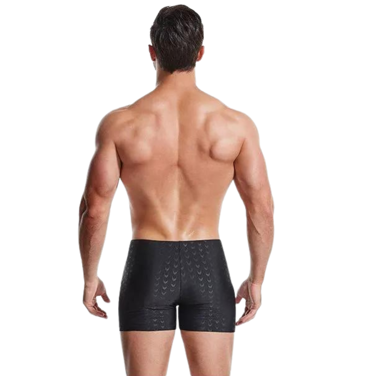 TRAJE DE BAÑO LYCRA HOMBRE DEPORTIVO NATACION AJUSTADO BRASIL 8337 - 3