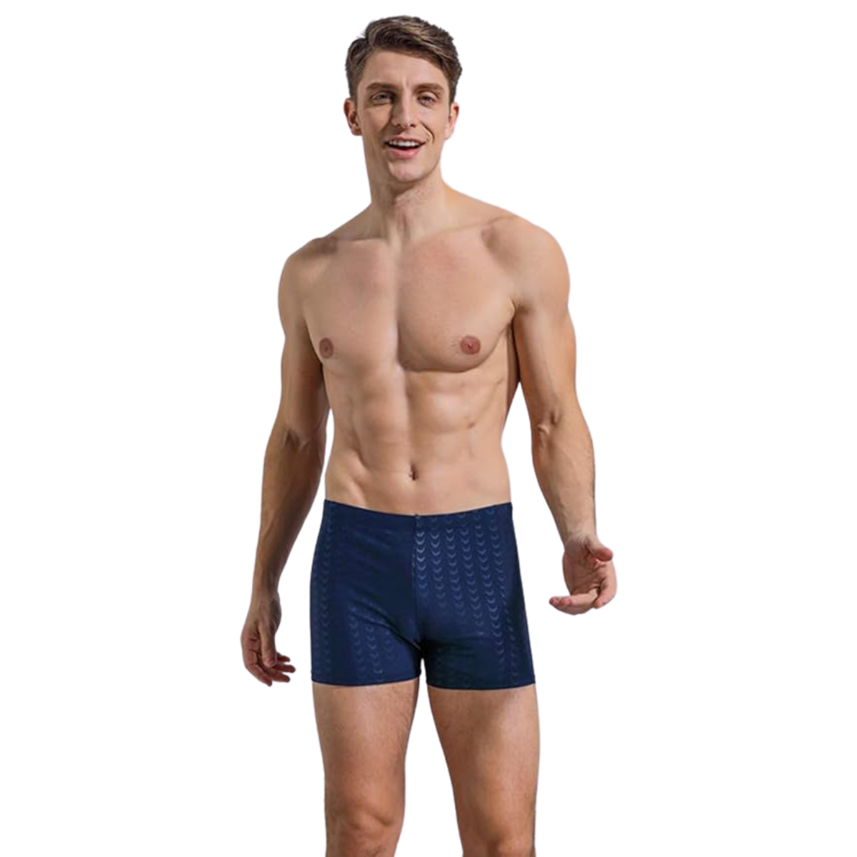 TRAJE DE BAÑO LYCRA HOMBRE DEPORTIVO NATACION AJUSTADO BRASIL 8337 - 3