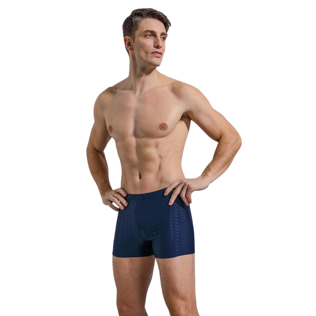 TRAJE DE BAÑO LYCRA HOMBRE DEPORTIVO NATACION AJUSTADO BRASIL 8337 - 4