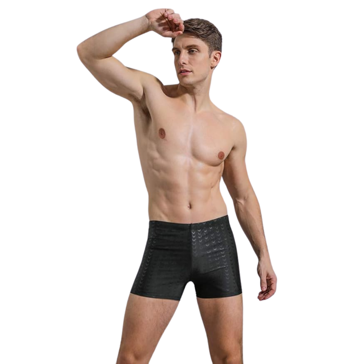 TRAJE DE BAÑO LYCRA HOMBRE DEPORTIVO NATACION AJUSTADO BRASIL 8337 - 8