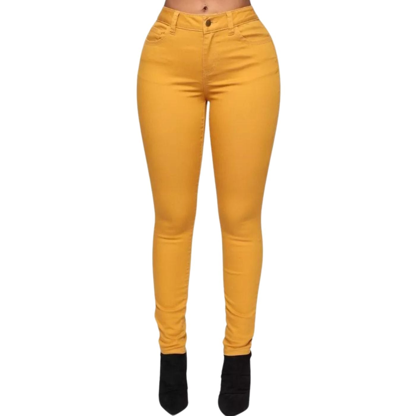 LEGGINS MUJER LIKESHOP TELA JEANS PANTALON ELASTICADO LINDO CALCE 48 - 1