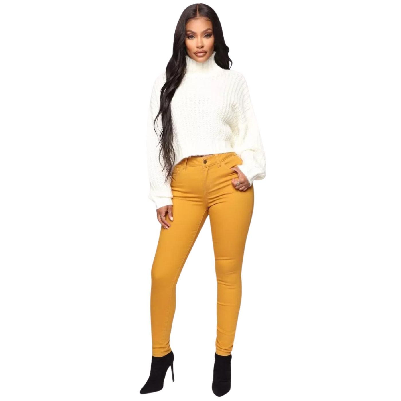 LEGGINS MUJER LIKESHOP TELA JEANS PANTALON ELASTICADO LINDO CALCE 48 - 2