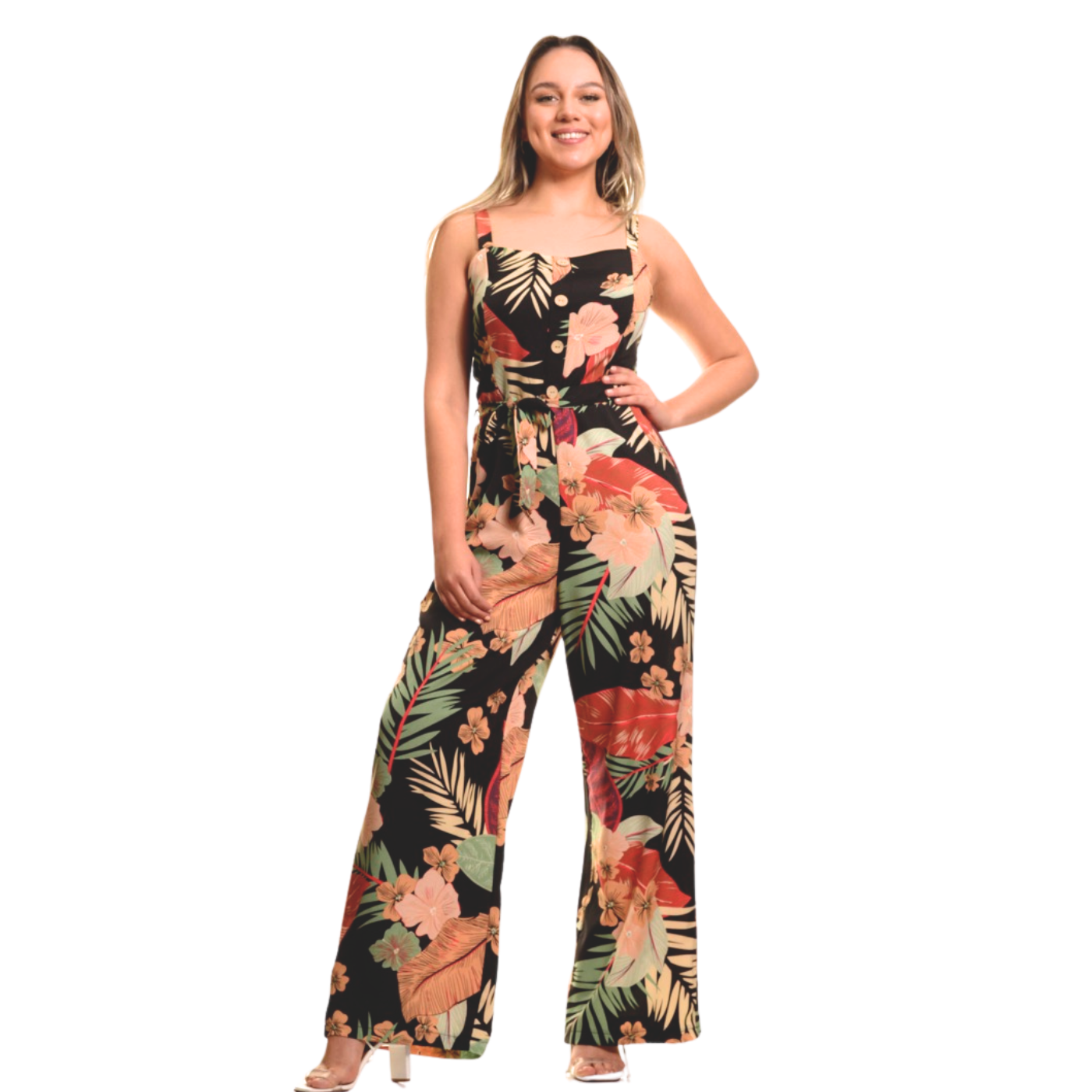 ENTERITO PREMIUM CASUAL DISEÑO FLORES BOTONES 198 - 1