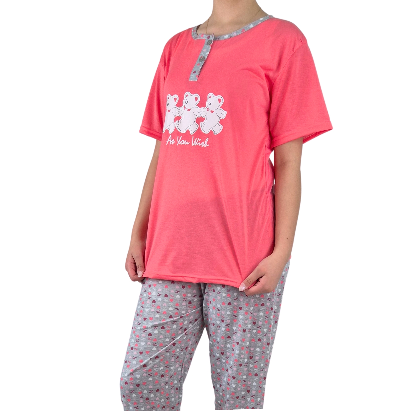 PIJAMA MUJER LIKESHOP VERANO MANGA CORTA Y PANTALON 537 - 2