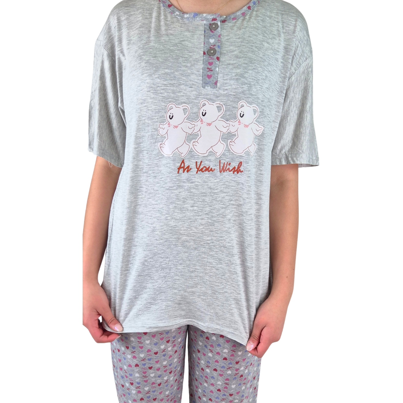 PIJAMA MUJER LIKESHOP VERANO MANGA CORTA Y PANTALON 537 - 4
