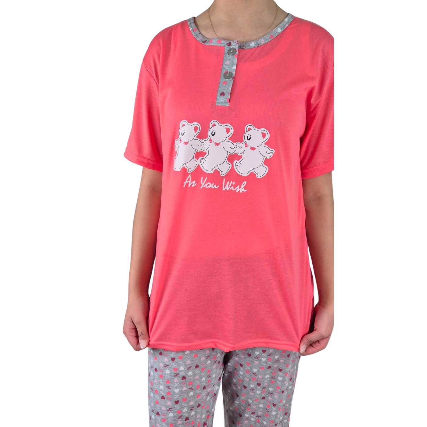 PIJAMA MUJER LIKESHOP VERANO MANGA CORTA Y PANTALON 537 - 4