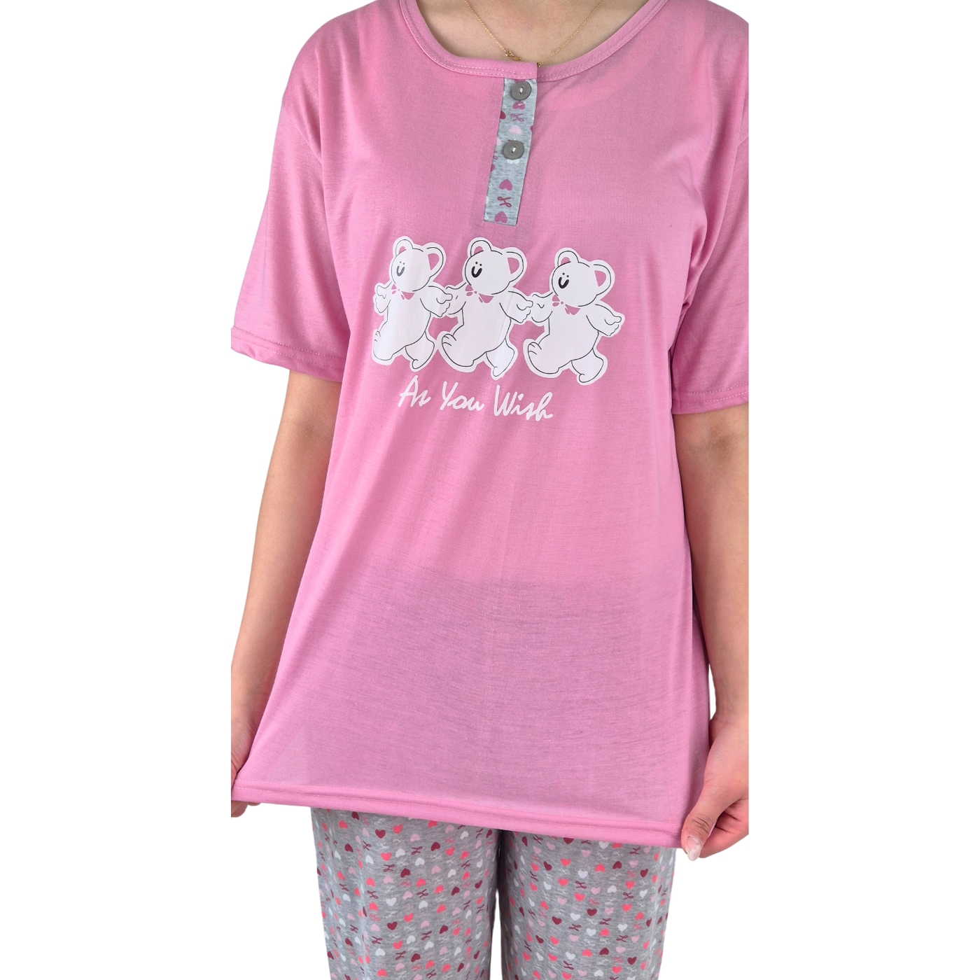 PIJAMA MUJER LIKESHOP VERANO MANGA CORTA Y PANTALON 537 - 5