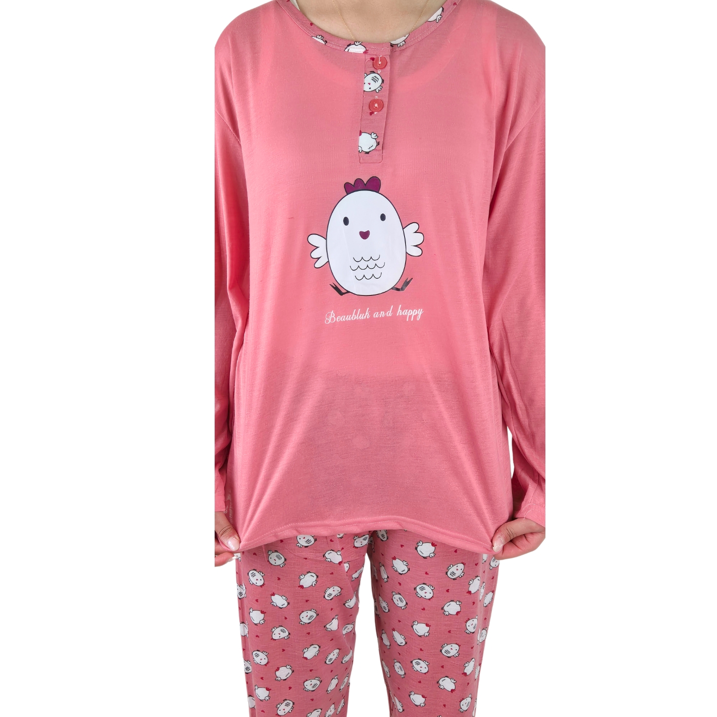 PIJAMA MUJER LIKESHOP VERANO MANGA LARGA Y PANTALON 460 - 4