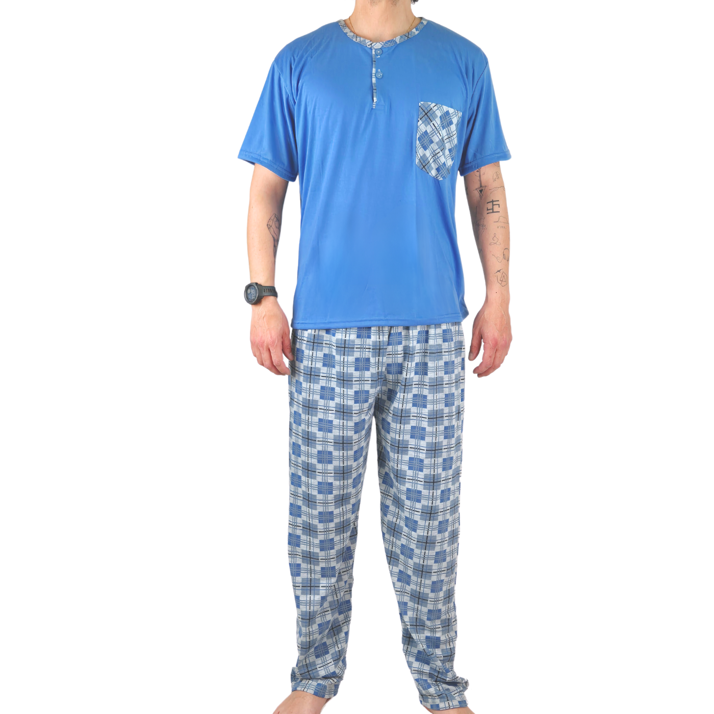 PIJAMA HOMBRE LIKESHOP VERANO POLERA MANGA CORTA 540 - 1