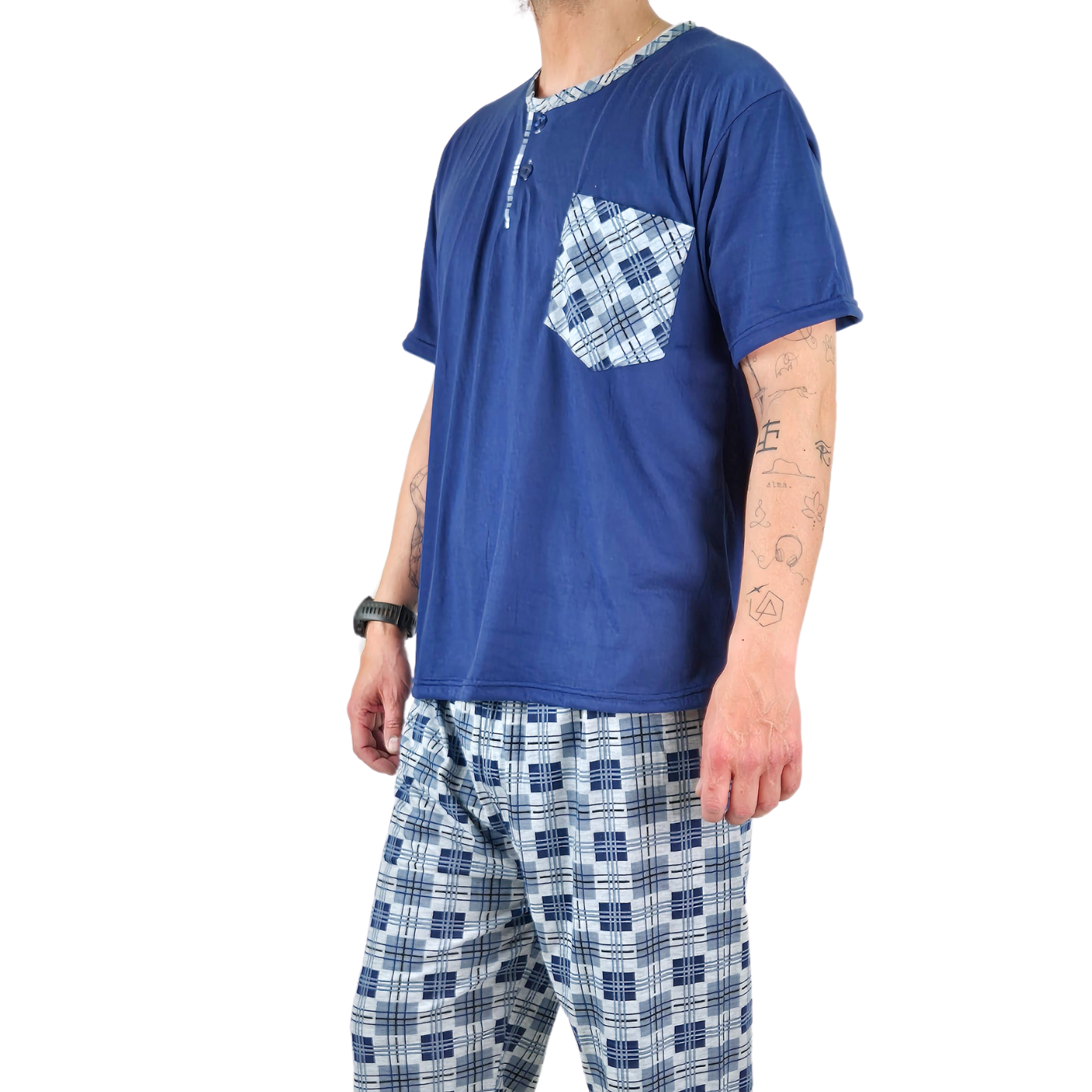 PIJAMA HOMBRE LIKESHOP VERANO POLERA MANGA CORTA 540 - 2