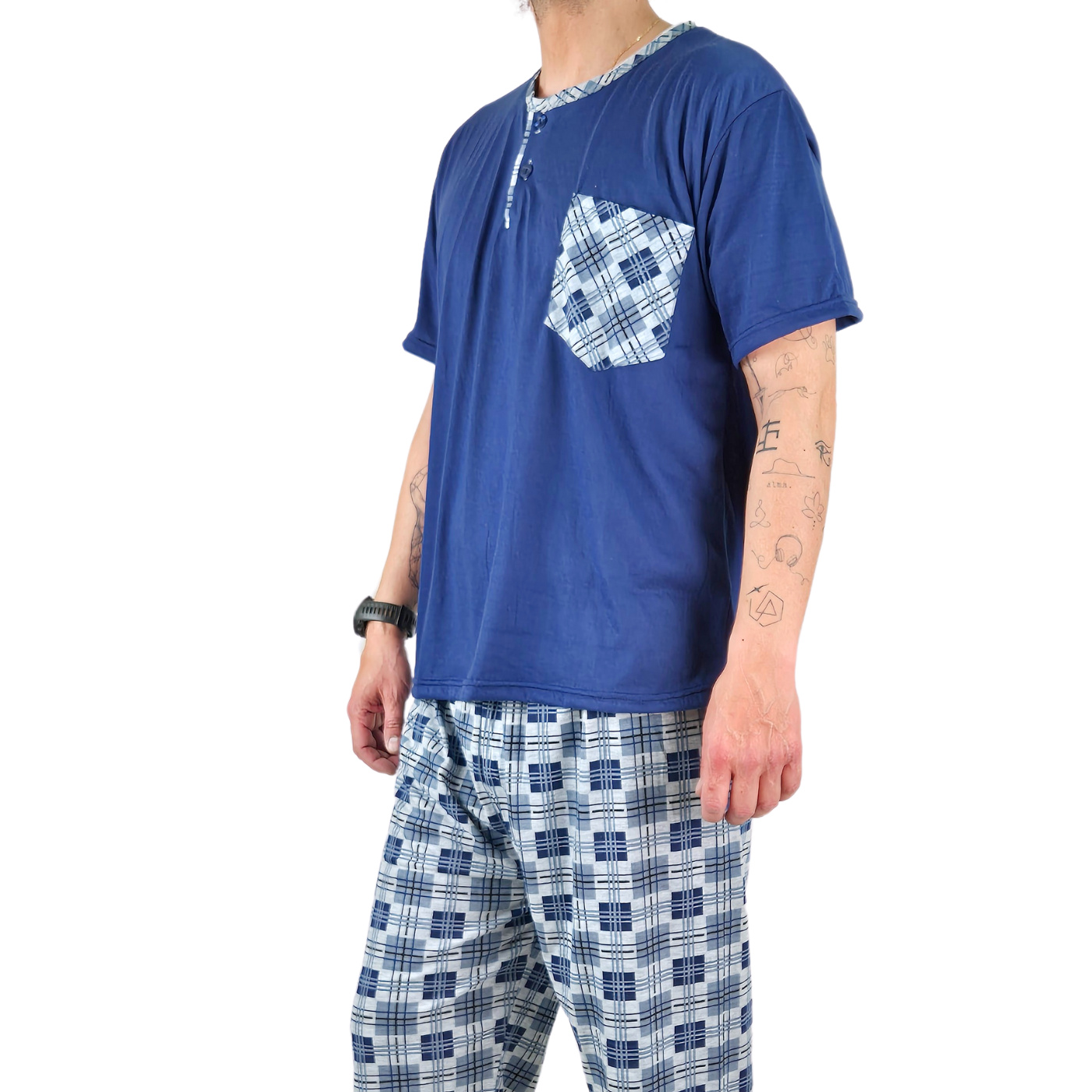 PIJAMA HOMBRE LIKESHOP VERANO POLERA MANGA CORTA 540 - 2