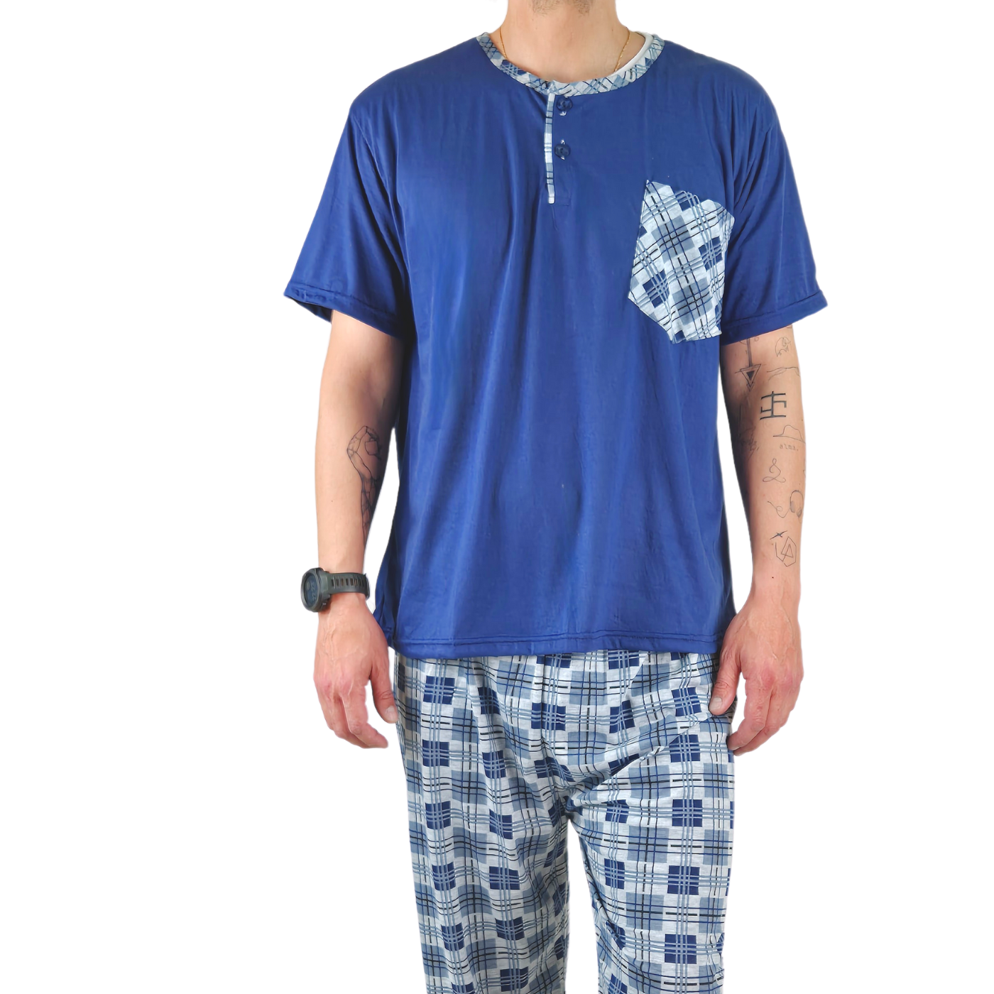 PIJAMA HOMBRE LIKESHOP VERANO POLERA MANGA CORTA 540 - 3