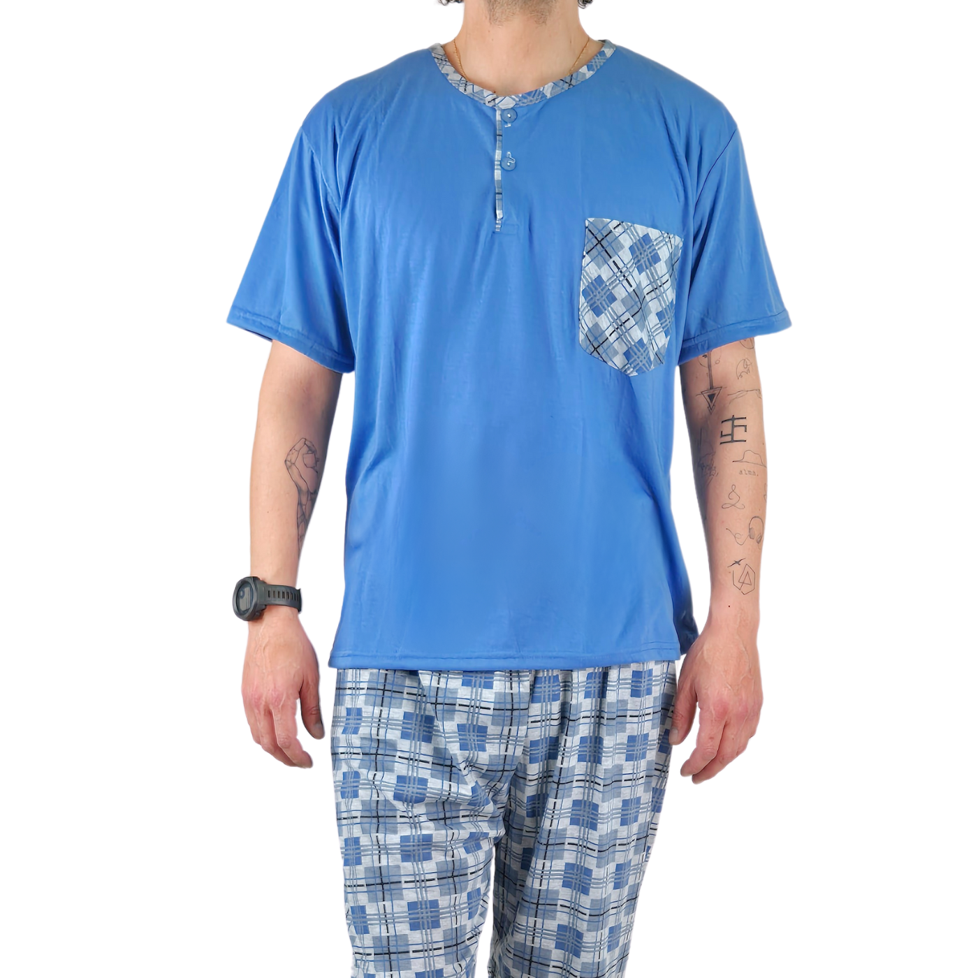 PIJAMA HOMBRE LIKESHOP VERANO POLERA MANGA CORTA 540 - 3