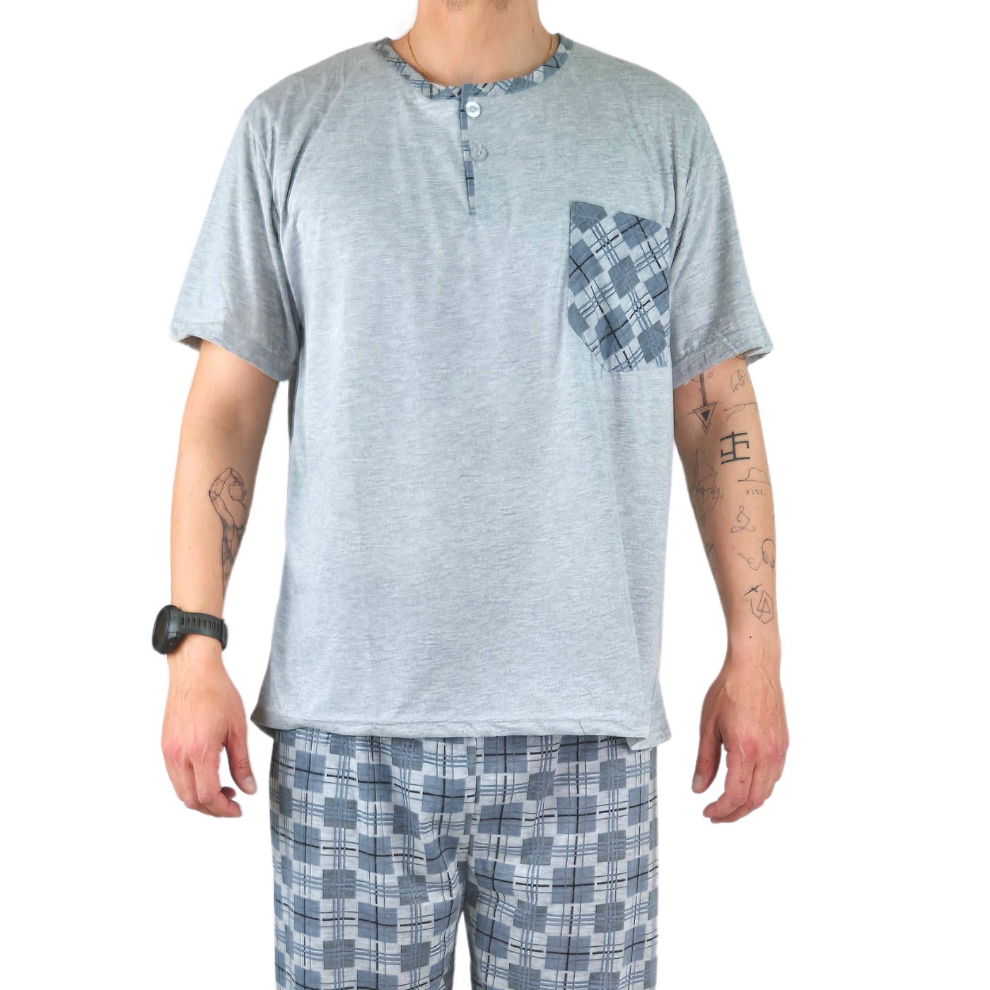 PIJAMA HOMBRE LIKESHOP VERANO POLERA MANGA CORTA 540 - 3