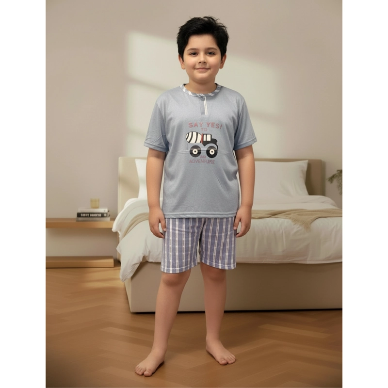 PIJAMA NIÑO LIKESHOP VERANO SHORT Y POLERA DISEÑOS 351 - 1