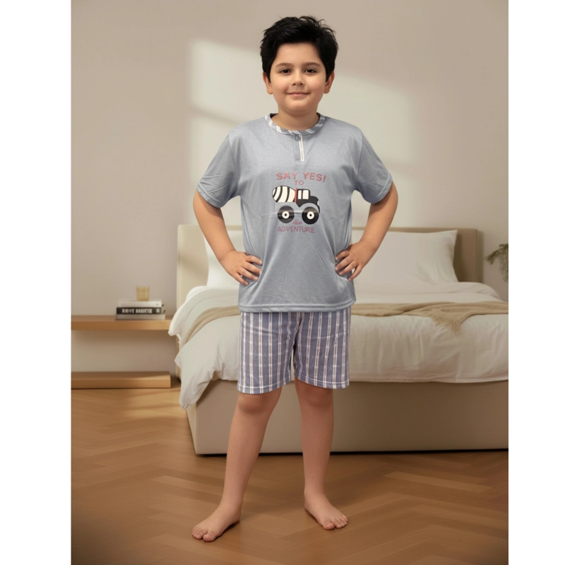 PIJAMA NIÑO LIKESHOP VERANO SHORT Y POLERA DISEÑOS 351 - 2