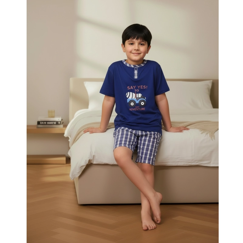 PIJAMA NIÑO LIKESHOP VERANO SHORT Y POLERA DISEÑOS 351 - 2