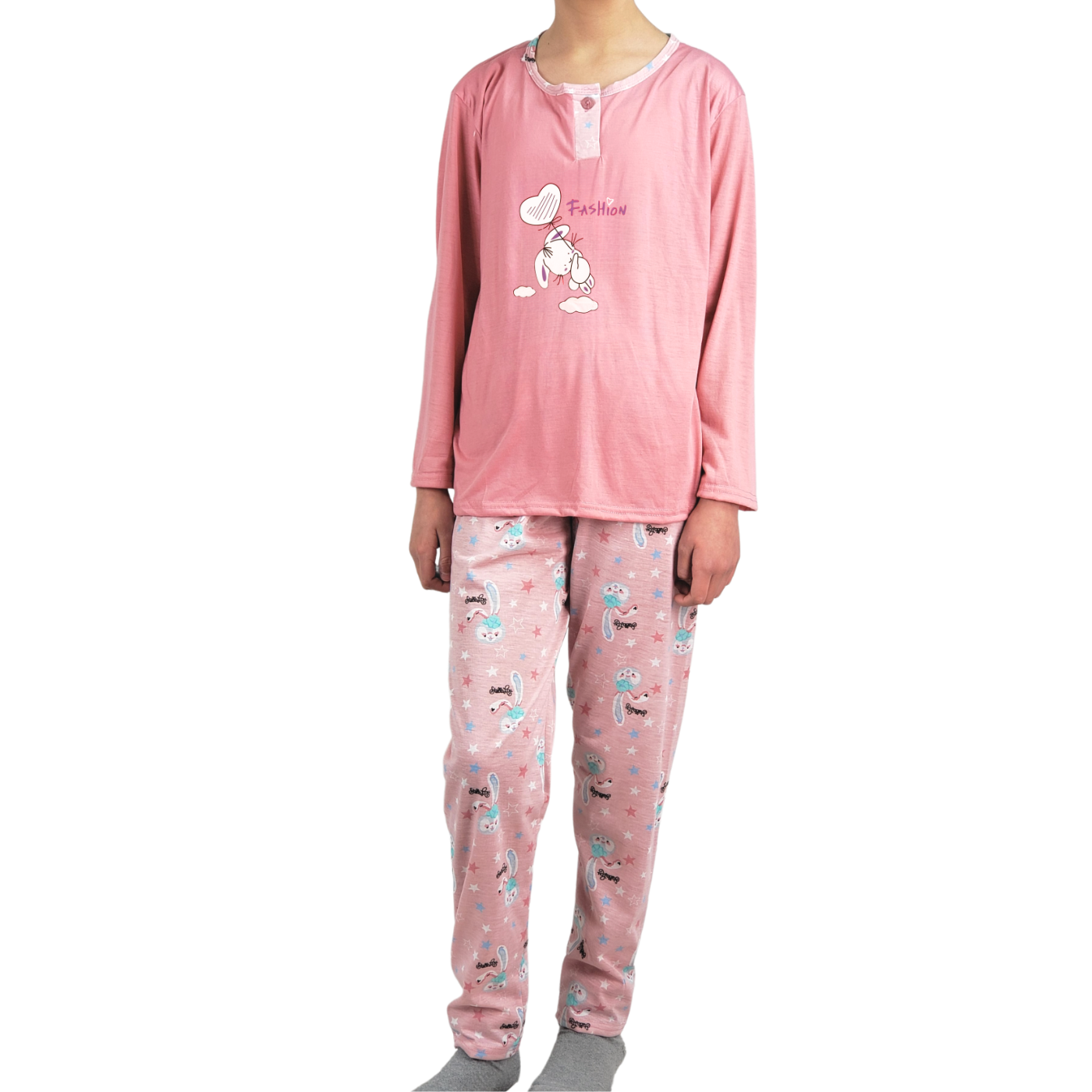 PIJAMA NIÑA LIKESHOP VERANO MANGA LARGA 406 - 2