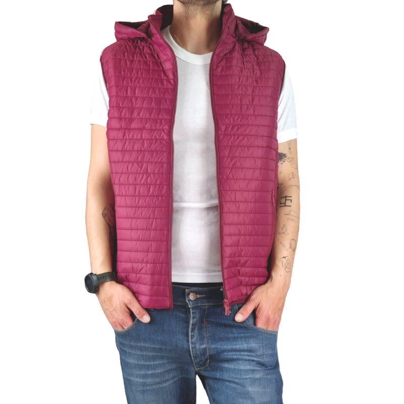 PARKA SIN MANGAS HOMBRE CHAQUETA PREMIUM EXCELENTE CALIDAD H72 - 2