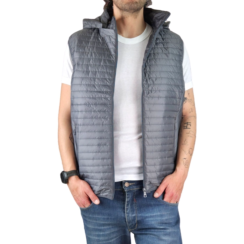 PARKA SIN MANGAS HOMBRE CHAQUETA PREMIUM EXCELENTE CALIDAD H72 - 2