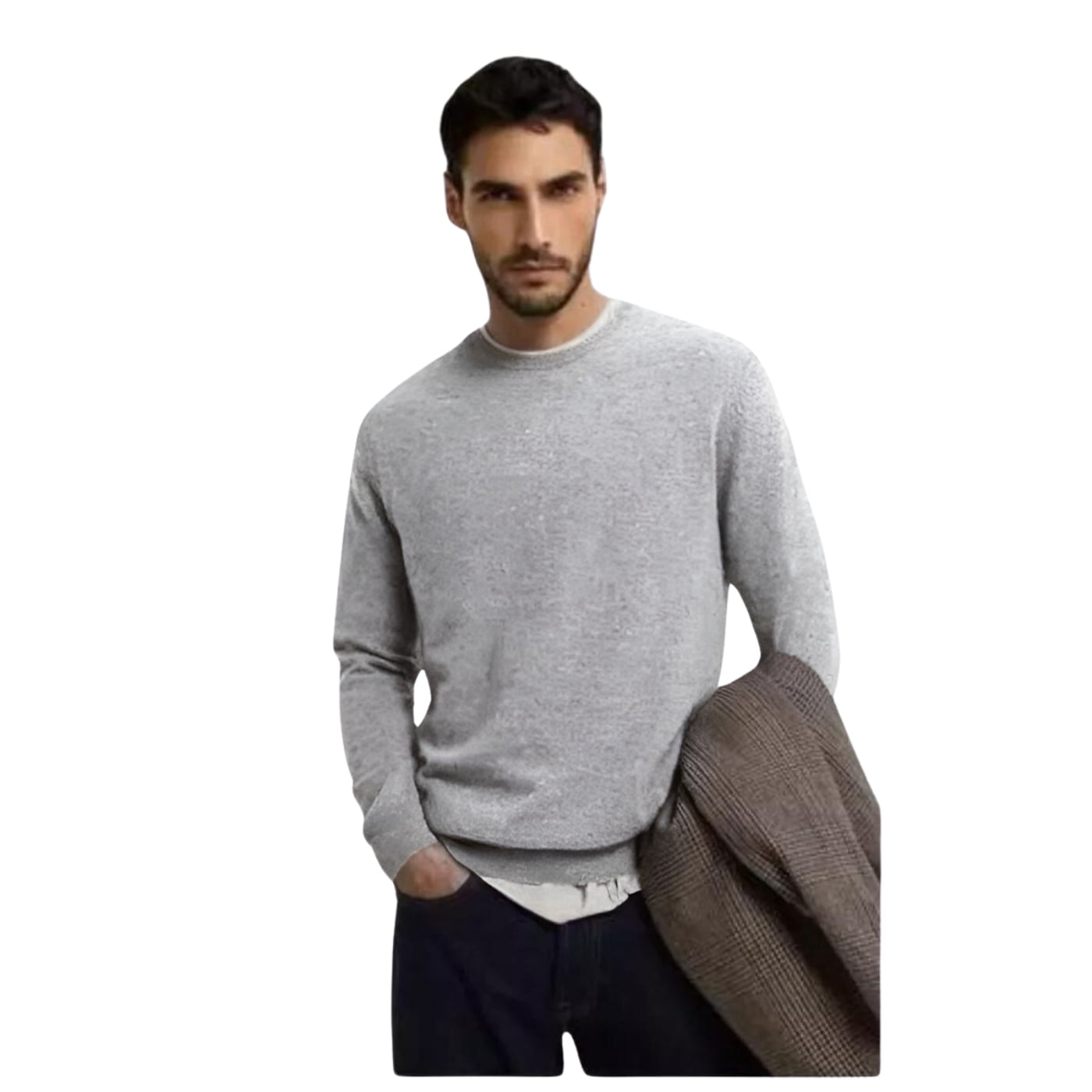 SWEATER TEJIDO HOMBRE CUELLO REDONDO COLORES 188 - 1