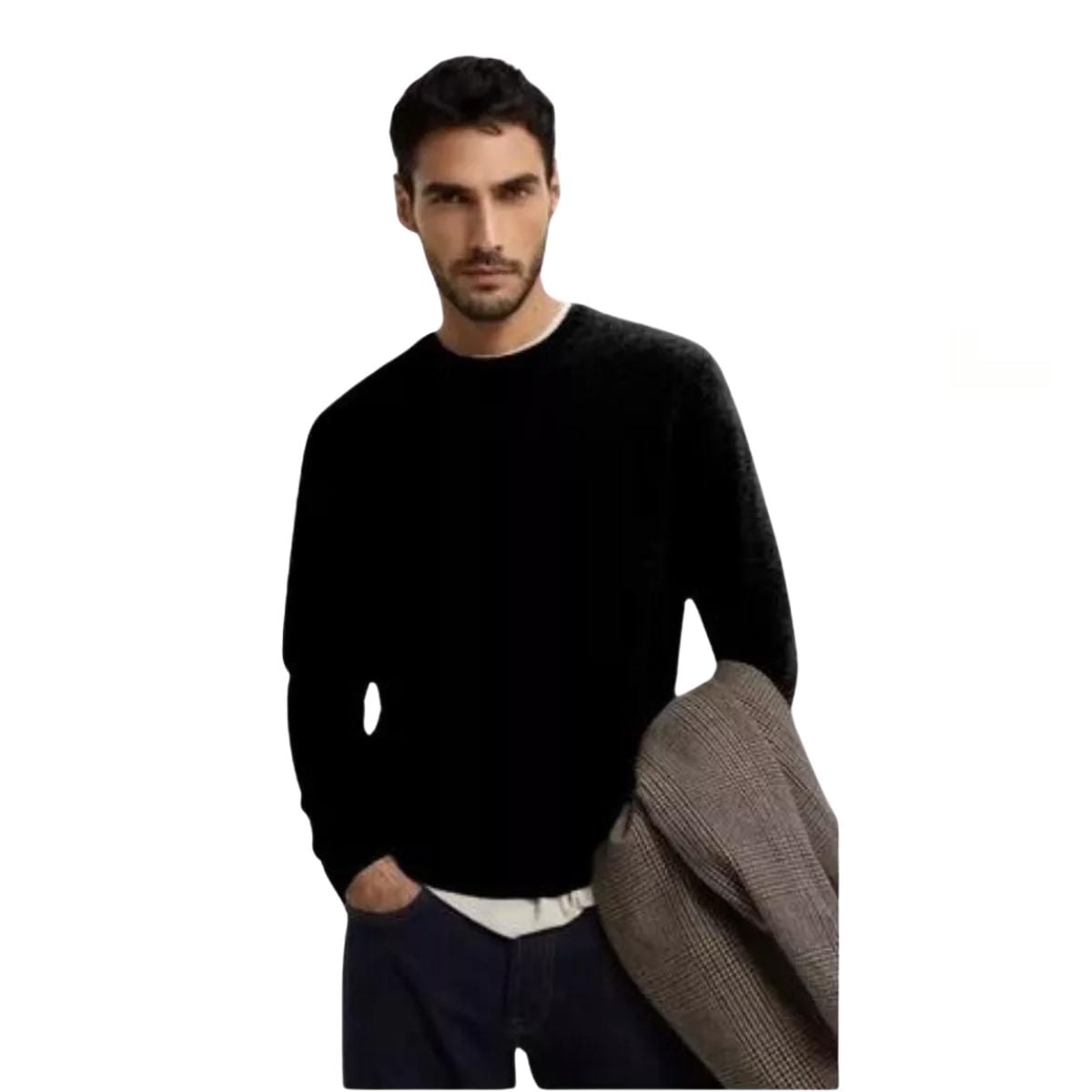 SWEATER TEJIDO HOMBRE CUELLO REDONDO COLORES 188 - 1