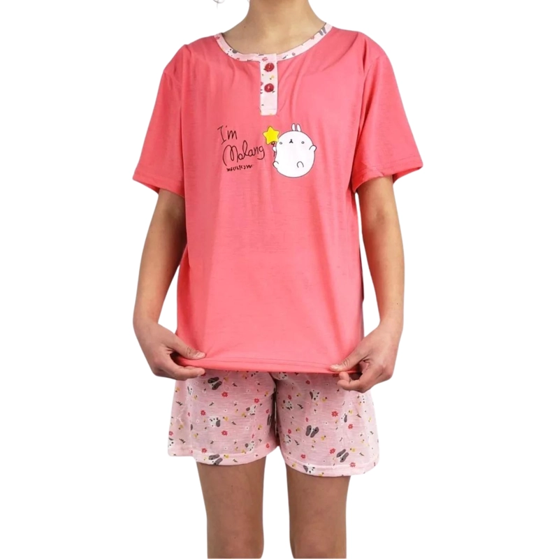 PIJAMA NIÑA VERANO SHORT Y POLERA 390 - 3