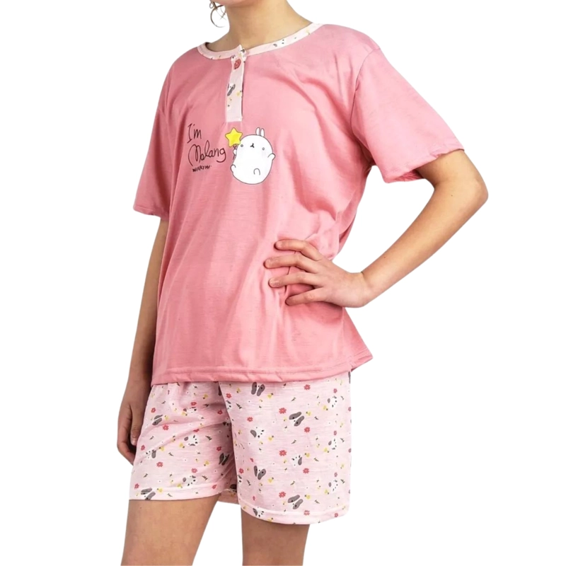 PIJAMA NIÑA VERANO SHORT Y POLERA 390 - 3
