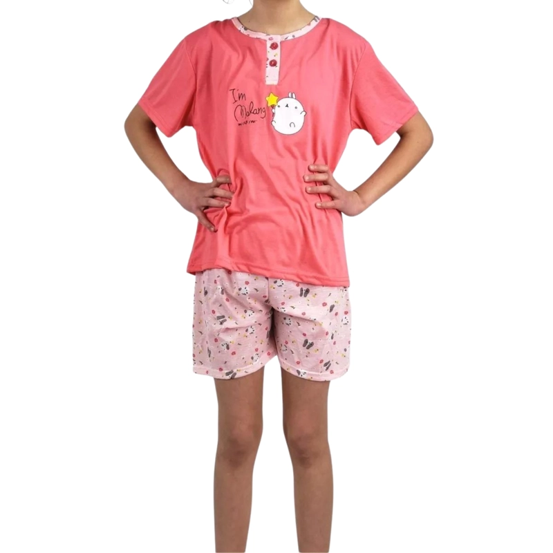 PIJAMA NIÑA VERANO SHORT Y POLERA 390 - 4