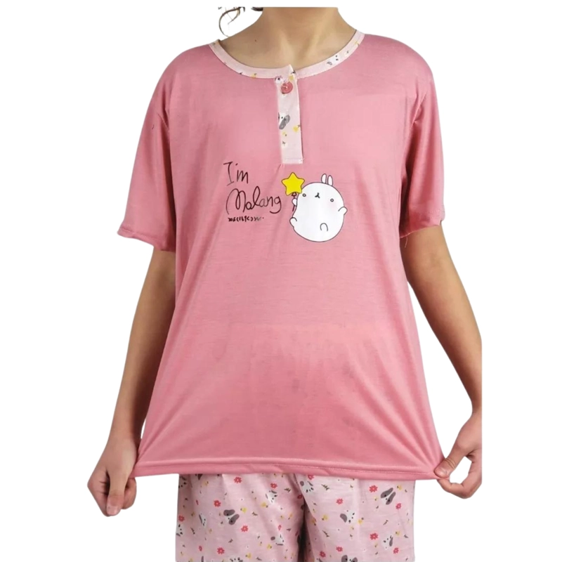 PIJAMA NIÑA VERANO SHORT Y POLERA 390 - 4