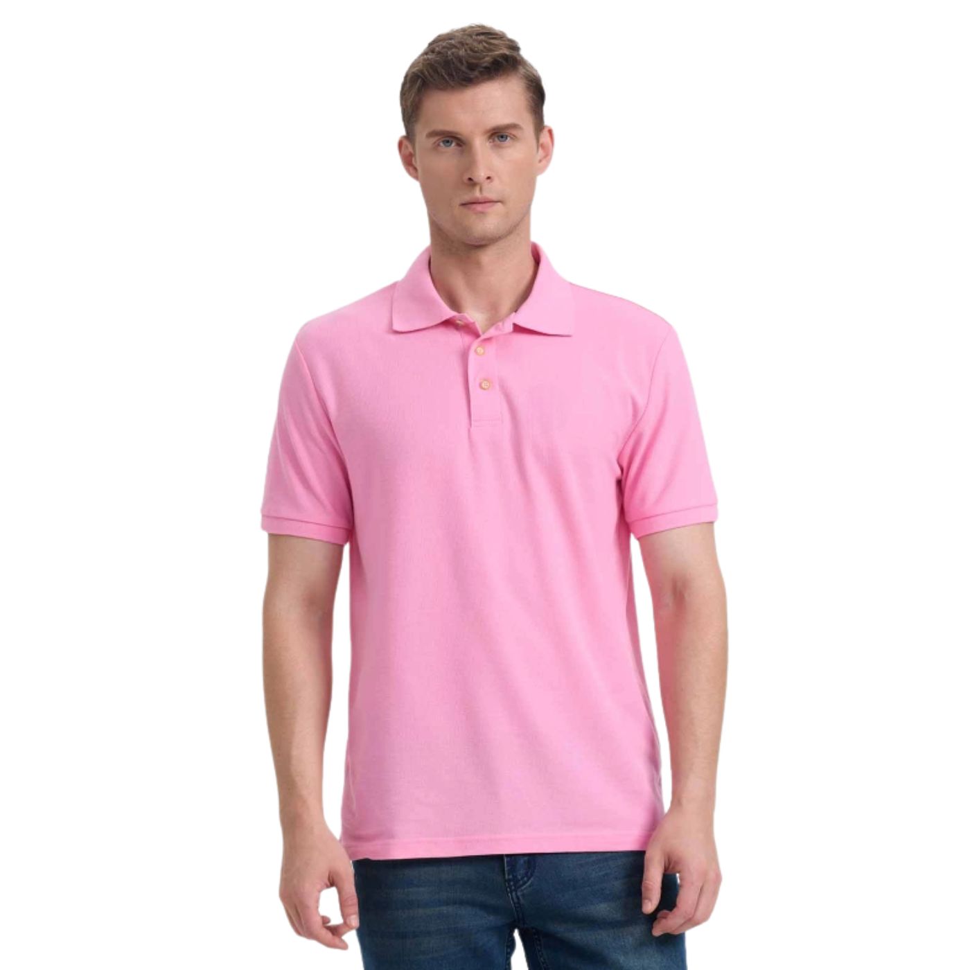 POLERA PIQUÉ HOMBRE TEXTURA SUAVE BOTONES 001 - 1