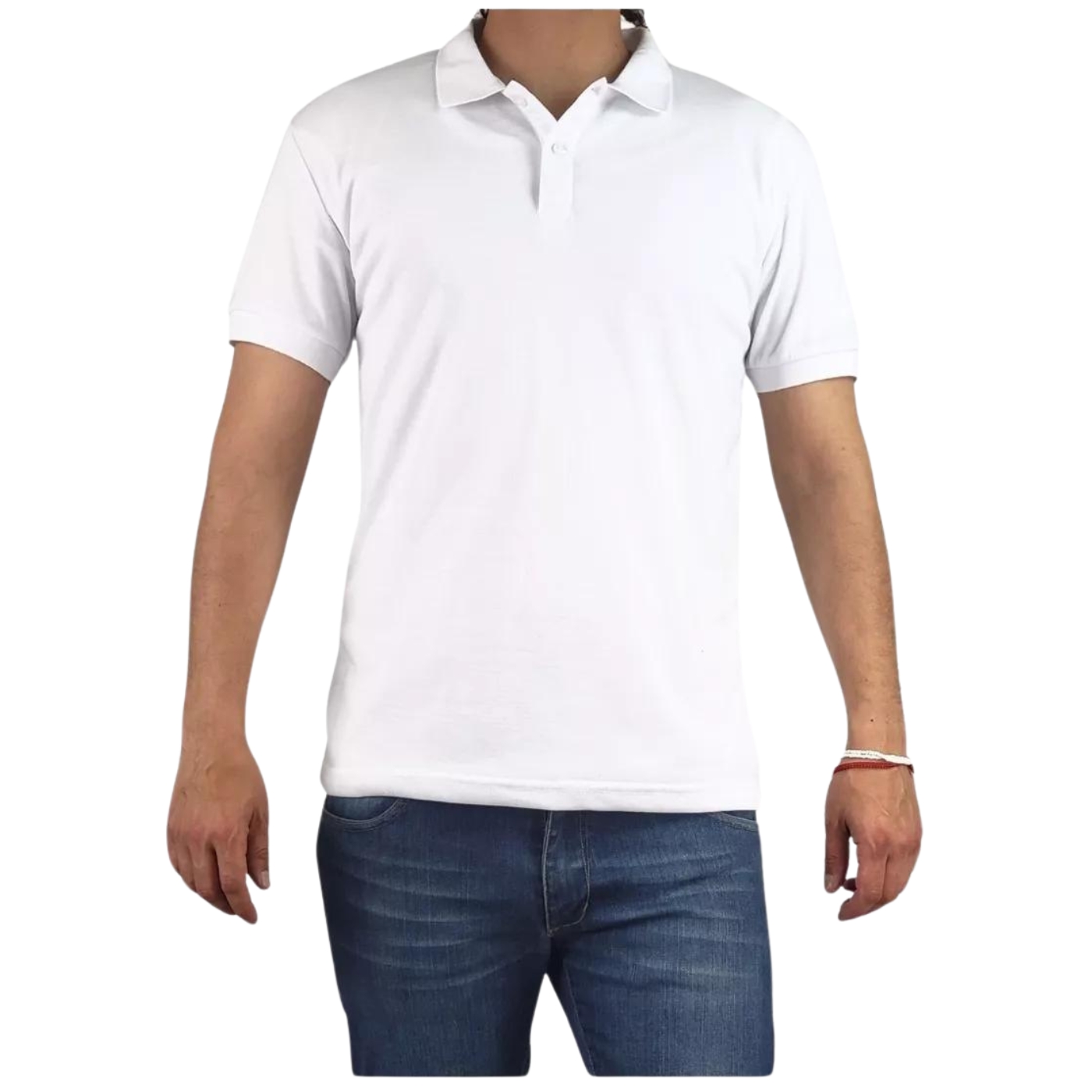 POLERA PIQUÉ HOMBRE TEXTURA SUAVE BOTONES 001 - 2