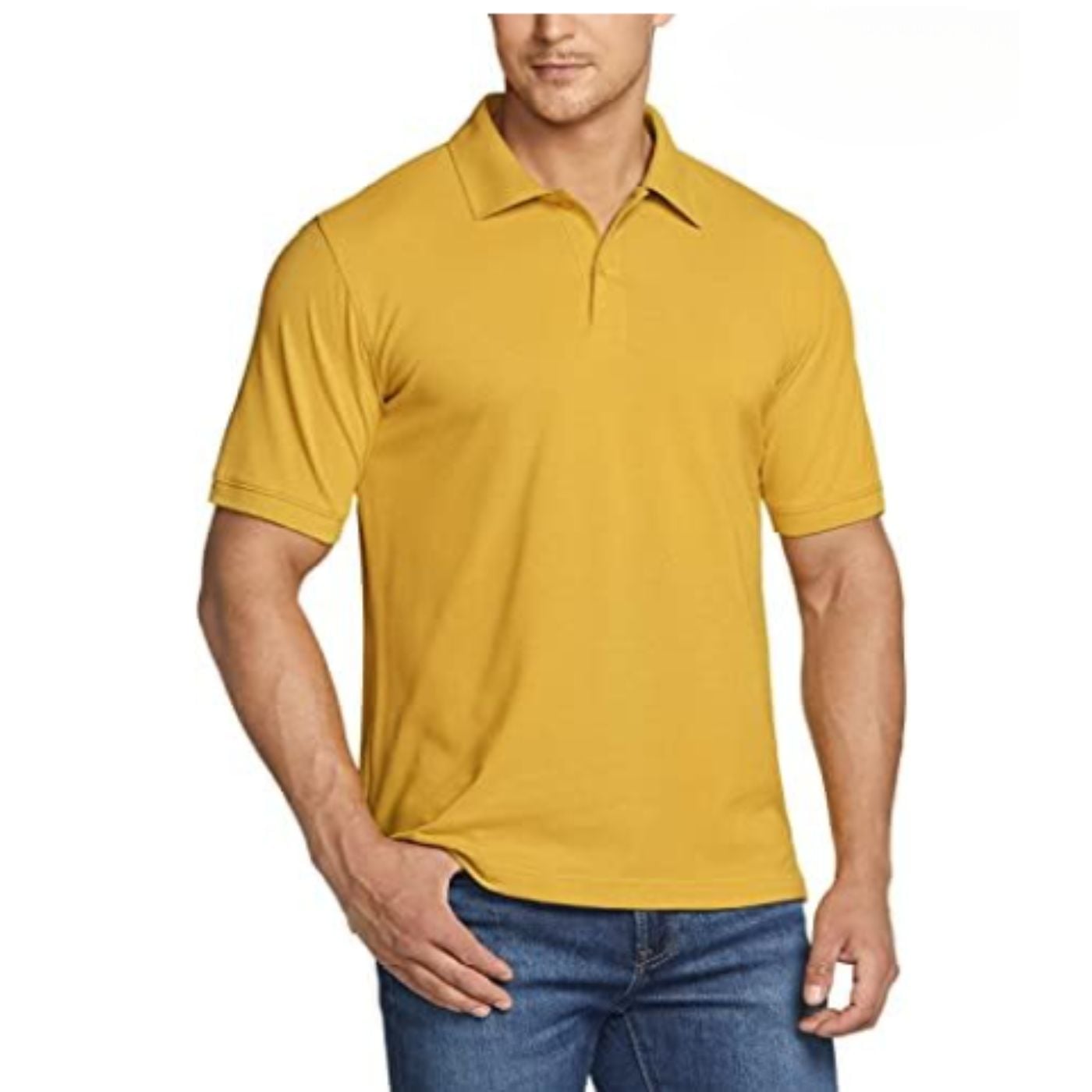 POLERA PIQUÉ HOMBRE TEXTURA SUAVE BOTONES 001 - 2