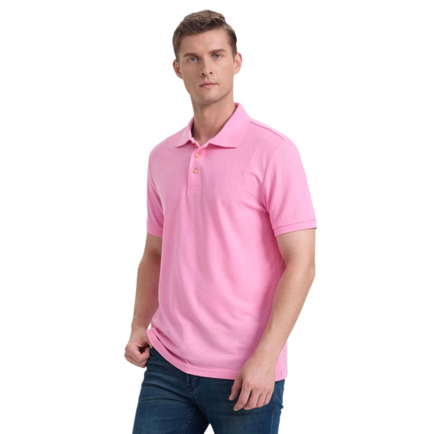 POLERA PIQUÉ HOMBRE TEXTURA SUAVE BOTONES 001 - 2
