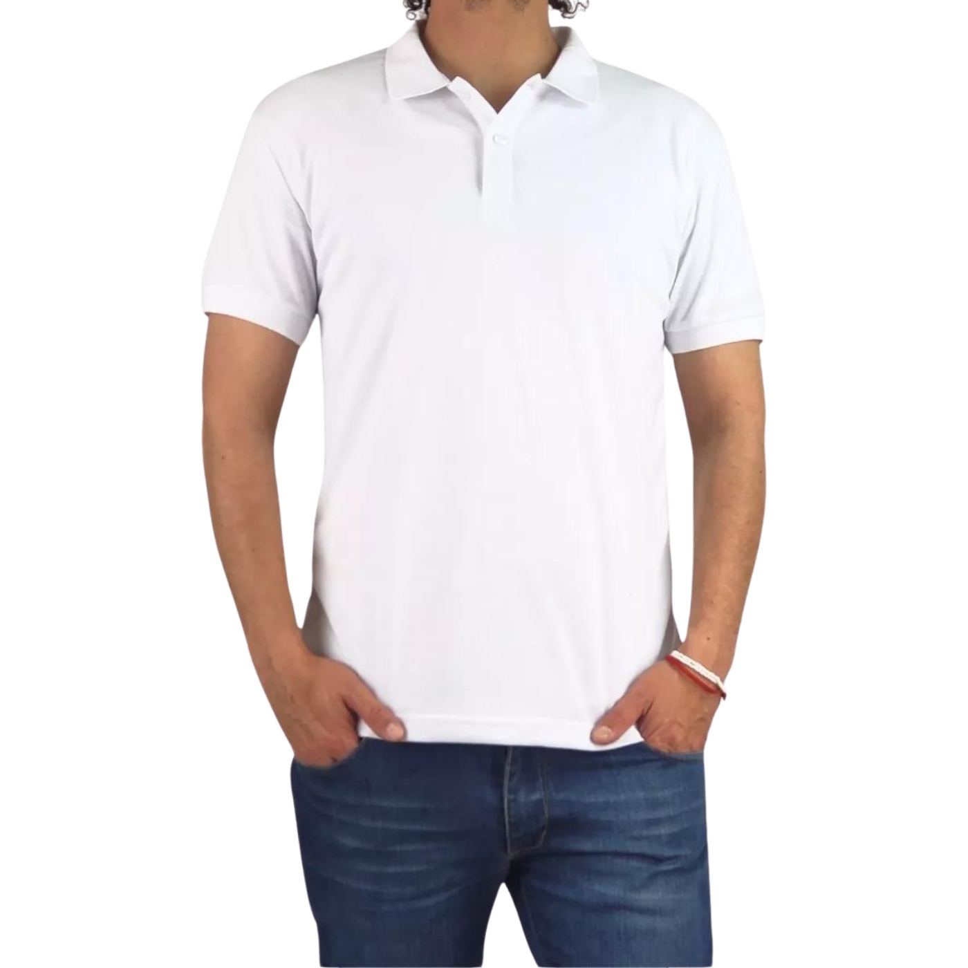 POLERA PIQUÉ HOMBRE TEXTURA SUAVE BOTONES 001 - 3