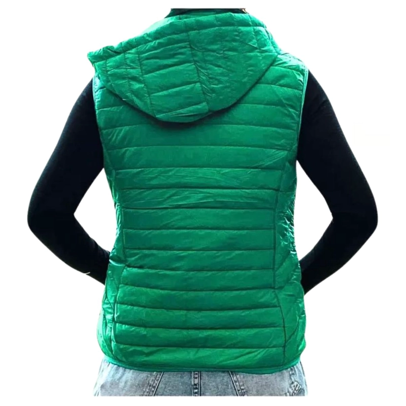 PARKA SIN MANGAS CHAQUETA MUJER COLORES H62 - 4