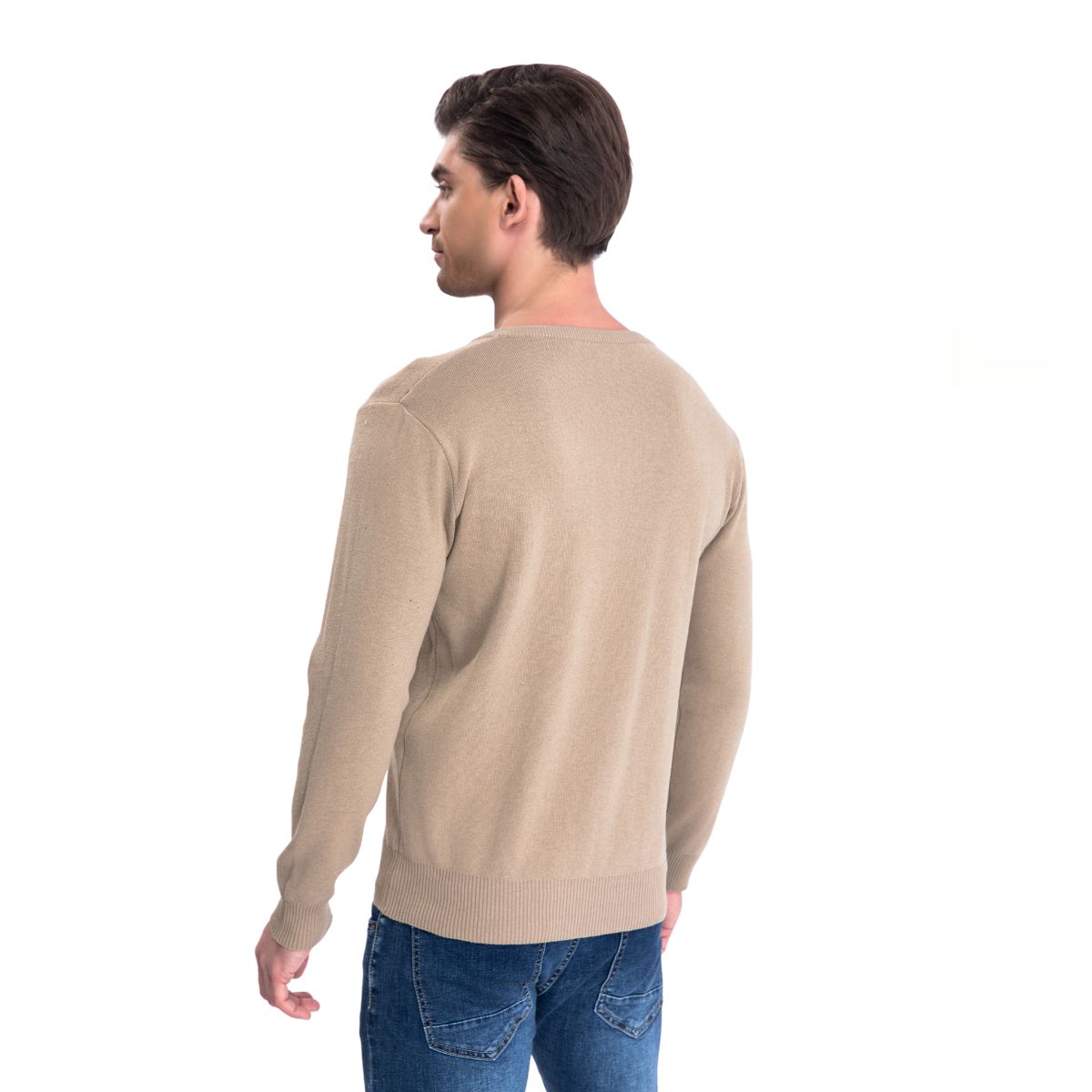 SWEATER TEJIDO HILO HOMBRE CUELLO V COLORES 151 - 4