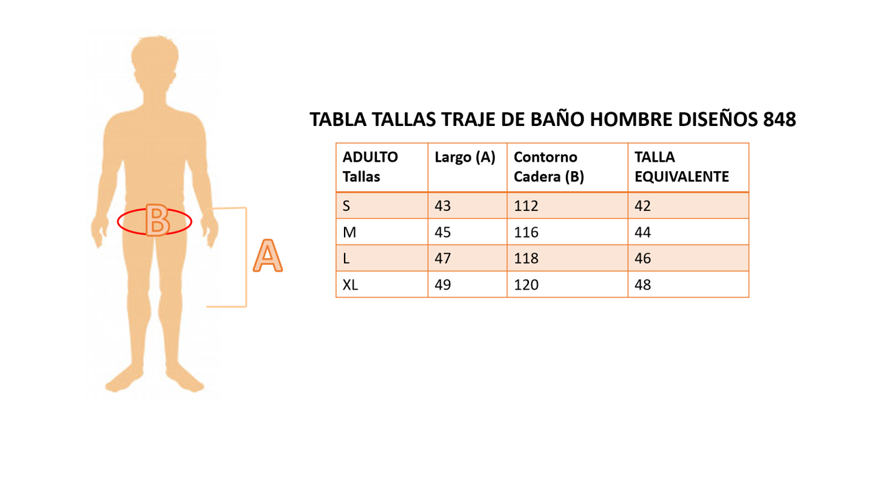 TRAJE DE BAÑO HOMBRE FORRO MALLA DISEÑOS 048 - 4