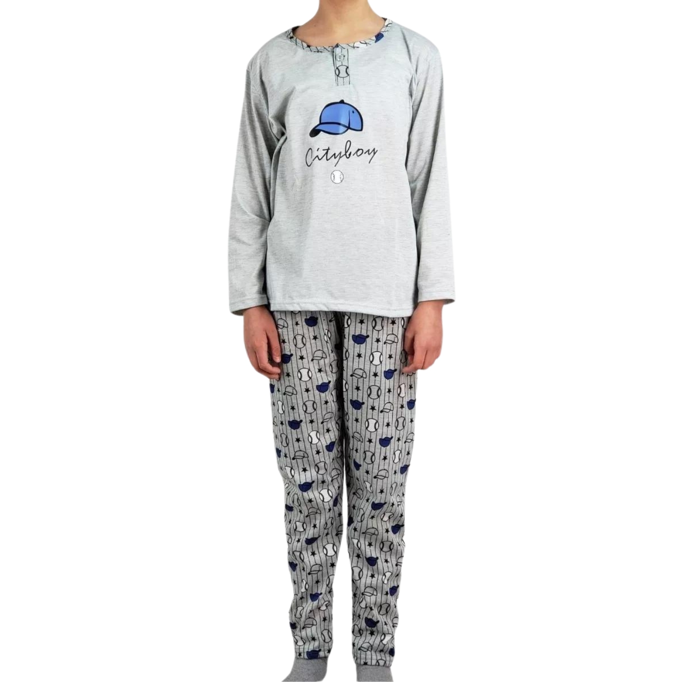 PIJAMA NIÑO LIKESHOP VERANO MANGA LARGA DISEÑOS 411 - 1